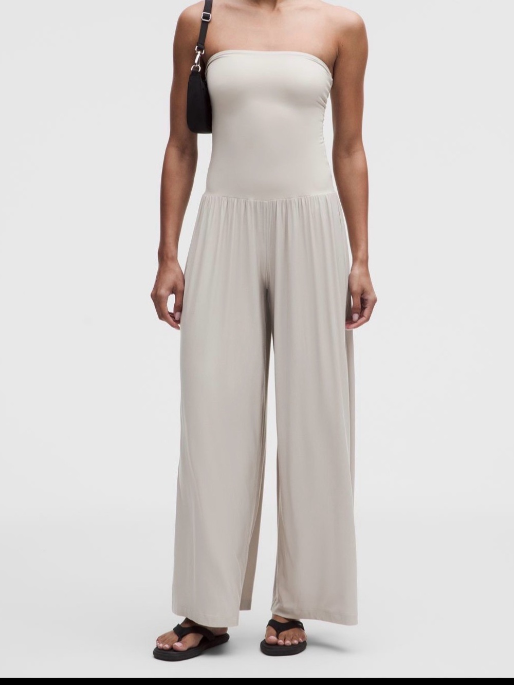 Lululemon 2-in-1 Maxi Dress NWT Size m Light Ivory